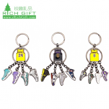 Green Clover Glitter Effect Sublimation Keychain